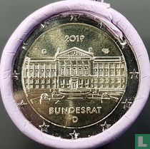 Allemagne 2 euro 2019 (G - rouleau) "70ème anniversaire du Bundesrat"