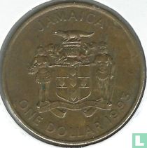 Jamaica 1 dollar 1993 (brass-plated steel) for sale