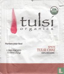 Tulsi Organics sachets de thé catalogue