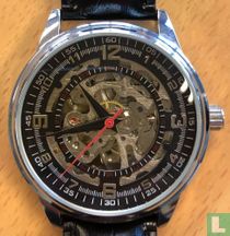 Akribos XXIV Mens AK410SS Saturnos Skeleton Automatic