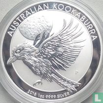 Australie 1 dollar 2018 (non coloré - sans marque privy) "Kookaburra"