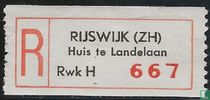 RIJSWIJK (ZH) - Huis te Landelaan - Rwk H