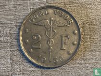Belgique 2 francs 1930 (NLD) acheter