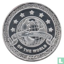 New 7 Wonders of the World Medallic Issue 2014 (Nickel Plated Zinc - Prooflike)