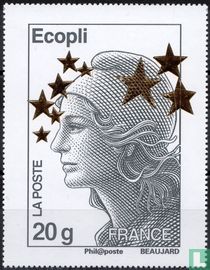 Mariane de l'Europe (type Beaujard)
