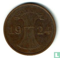 German Empire 1 reichspfennig 1924 (A)