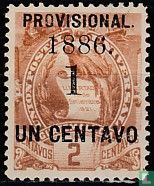 State coat of arms with overprint