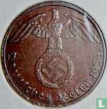 German Empire 1 reichspfennig 1939 (E)