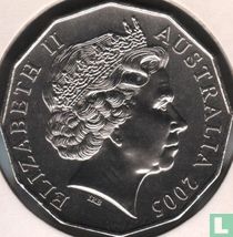 Australien 50 Cent 2005 "60th anniversary of the end of World War II"