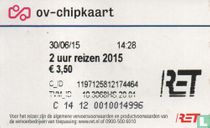 OV-Chipkaart RET 2 uur