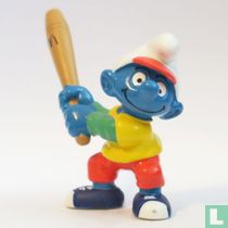 Baseball Batsman Smurf 