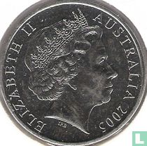 Australien 20 Cent 2005 "60th anniversary of the end of World War II"