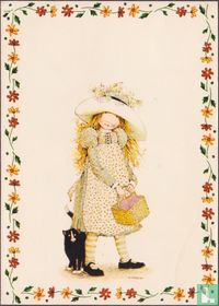 Holly Hobbie: afb. meisje met poes