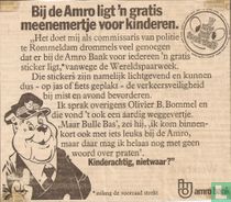 Bij de Amro ligt 'n gratis meenemertje voor kinderen