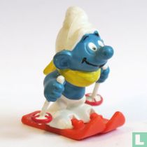 Schtroumpf skieur 