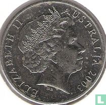 Australie 20 cents 2003 "Australia's Volunteers"