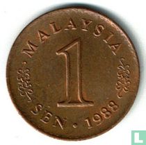 Malaysia 1 Sen 1988