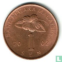 Malaysia 1 Sen 2002
