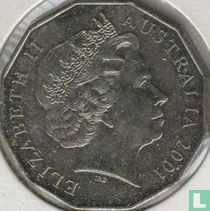 Australië 50 cents 2001 "Centenary of Federation - Norfolk Island"