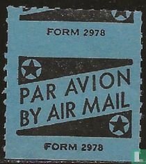 Form 2978 - Par Avion - By Air Mail