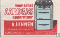 Voor al het Aardgas Apparatuur A. Hinnen