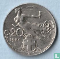 Italië 20 centesimi 1921 kopen