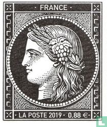 170 ans du 1er timbre francais