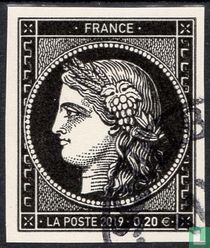 170 ans du 1er timbre francais