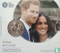 Royaume-Uni 5 pounds 2018 (folder) "Royal Wedding of Prince Harry and Meghan Markle"