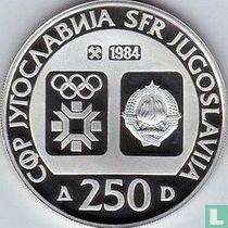 Yugoslavia 250 dinara 1984 (PROOF) "Winter Olympics in Sarajevo - Tito"