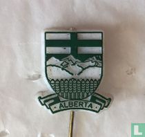 Alberta [vert sur blanc]