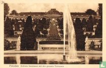 Potsdam. Schloss Sanssouci mit den grossen terrassen