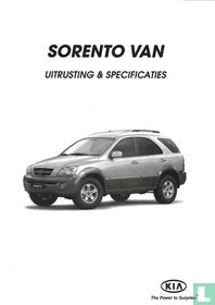 Kia Sorento VAN Specificatielijst   