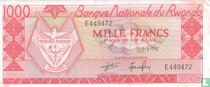 Rwanda 1000 Francs 1976