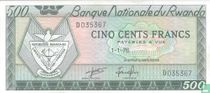 Rwanda 500 Francs 1976