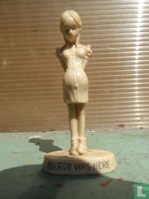 kilroy was here, pregnant girl