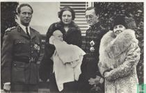 Bezoek van Koning Leopold,aan de Kon. Familie te Soestdijk