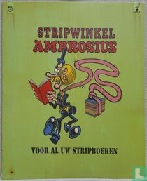 Uithangbord: Stripwinkel Ambrosius - Voor al uw stripboeken