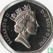 Royaume-Uni 50 pence 1992 acheter