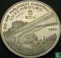 Luxemburg  5 ECU 1992 - 40e verjaardag van Europees Parlement