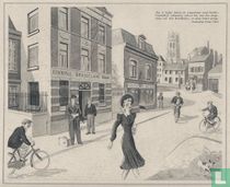 Na 'n tijdje kwam de jongedame naar buiten, ...