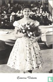 Caterina Valente met scene uit de Hafbo-film "Du bist wunderbar".