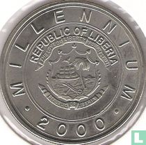 Liberia 5 dollars 2000 "Millennium - Year of the Dragon"