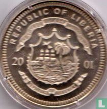 Liberia 5 dollars 2001 "Euro - New European Currency"