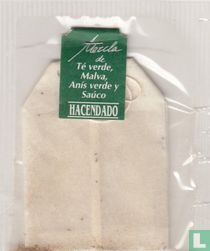 Mezcla de Té verde, Malva, Anis verde y Saúco