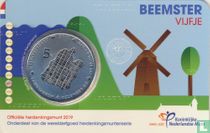 Pays-Bas 5 euro 2019 (coincard - premier jour d’émission) "Beemster Vijfje"