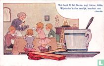 Wat bent u lief Mama, zegt kleine Alida