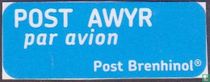 Post Awyr par avion {Wales}