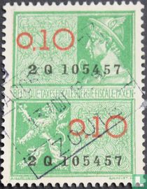 Hermes en heraldieke leeuw