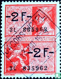 Hermes en heraldieke leeuw